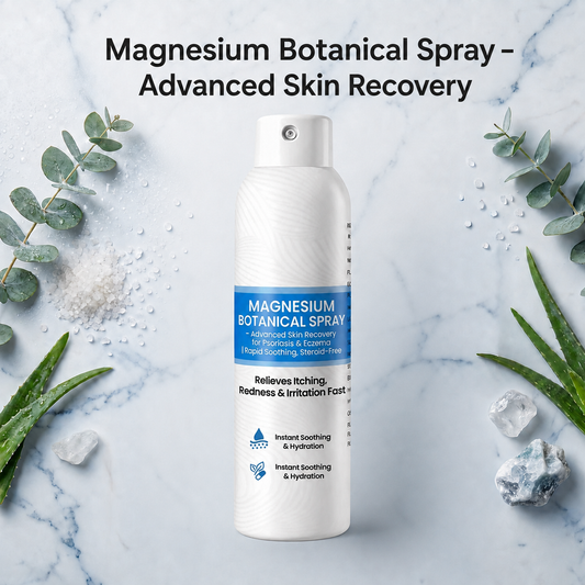 MOLESCARCURE Magnesium Botanical Spray – Skin repair & strengthening | Rapid Soothing, Steroid-Free