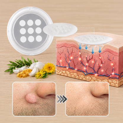 Molescarcure® 2-in-1 Microneedle & Hydrocolloid Patch🍀| Removes Raised Moles, Acne, Flat Warts & Skin Tags