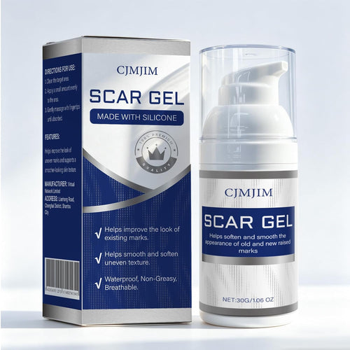 Silicone Scar Gel for Scars - Fragrance-Free, Non-Greasy Formula for Scar Care & Appearance, 1.06oz Tube for Face & Body