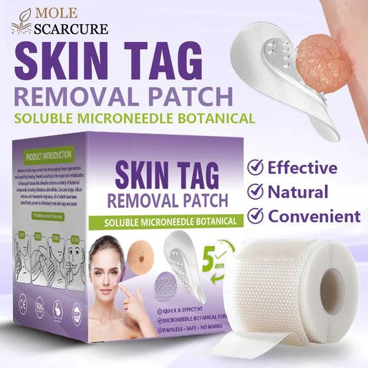 Molescarcure Soluble Microneedle Botanical Skin Tag Removal Patch